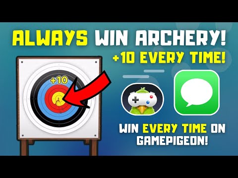 How to ALWAYS Win Archery on GamePigeon! | iMessage Games (2026) - YouTube