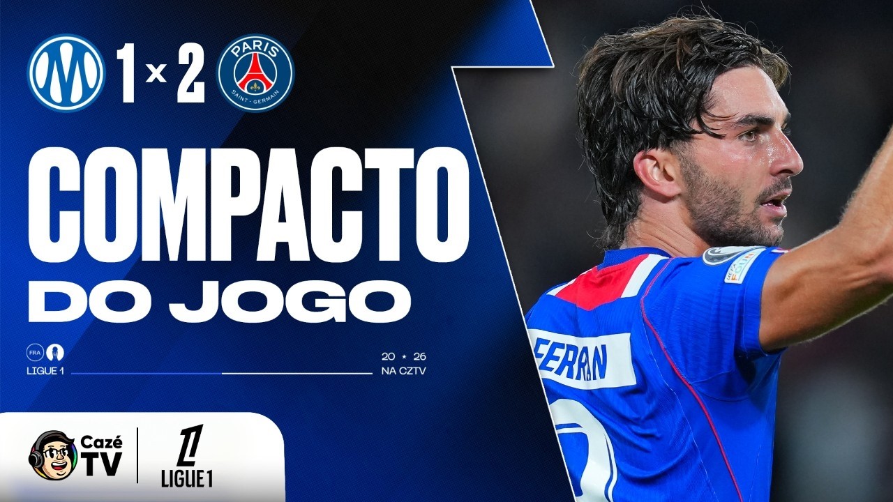 LE CLASSIQUE PEGOU FOGO! OLYMPIQUE DE MARSEILLE 1 X 2 PSG | LIGUE 1 26/27 | 5ª RODADA | COMPACTO