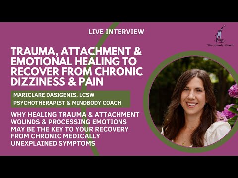 Trauma, attachment & emotional healing to recover from dizziness: interview w/ Mariclare Dasigenis