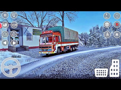 Offroad Indian Truck Driving Game - Mountain Heavy Cargo Truck Drive 2020 - Android GamePlay