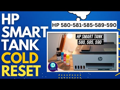 HP Smart Tank 580/585/590 Cold Reset 🔄 | Hard Reset to Fix Printer Errors Fast!