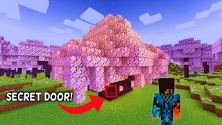 Minecraft: How to build a Cherry Blossom Secret House