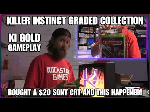 Killer Instinct Graded Collection - Sony CRT Monitor - Playing KI GOLD on N64!