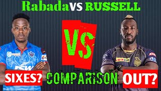 Andre Russell vs Kagiso Rabada IPL Comparison new 2021 || Head to Head||#Comparison #russell #Rabada