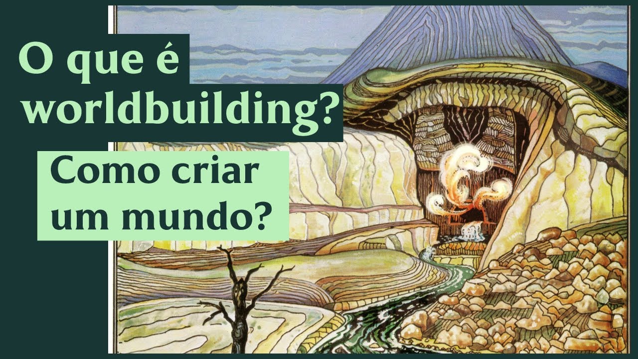 Ilustração da Terra Média por J.R.R. Tolkien - Clique para assistir ao vídeo