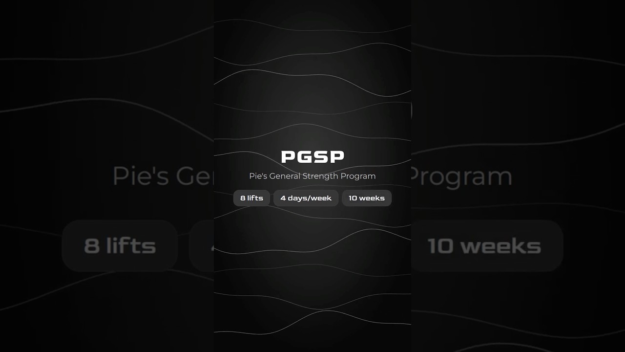 How to run Pie's General Strength program | Video Guide