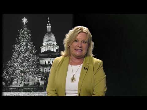 State Representative Julie Alexander on the State Christmas Tree Search