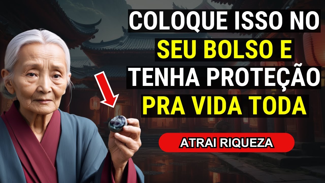 Coloque isso no BOLSO e TODO MAL e INVEJA não vão te AFETAR MAIS | Ensinamentos Budistas