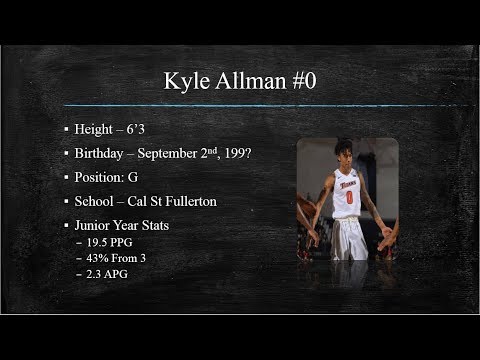 Kyle Allman vs USC Draft Video! (1H Only)