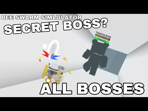 BEE SWARM SIMULATOR ALL BOSSES (secret ones too!) With Winston_2011 (bss)