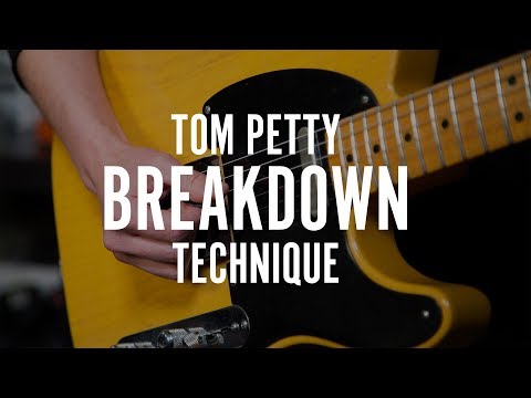 How to play Breakdown by Tom Petty on Electric Guitar | Technique