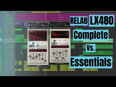 Review | Relab LX480 Complete Vs. Essentials | A - B testing the classic Lexicon 480L emulations