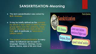 Sociology Class XII BOOK 2 Ch 2 CULTURAL CHANGE (Part 4)- Sanskritisation- Meaning and Criticism
