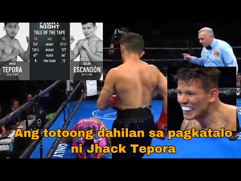 Jhack Tepora vs Oscar Escandon | Ito pala ang dahilan