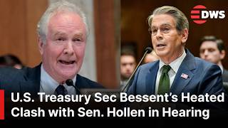 UNFILTERED: US Treasury Sec Bessent Explosive Clash with Sen. Hollen on UAE, Crypto, IRS & Tax |AC1E