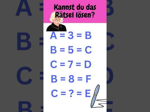 Logikrätsel Mathe #shorts