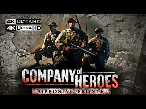 Company of Hearoes Opposing front: Liberation of Caen /Cutscenes/ PC 4K 60FPS