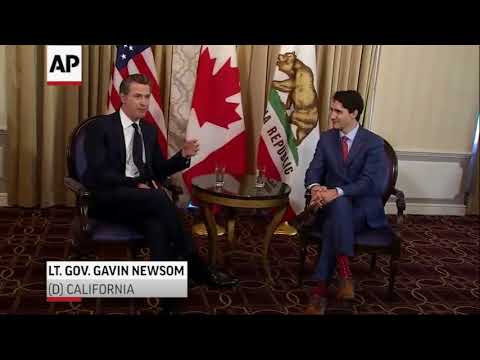Trudeau meets with lieutenant governor of California