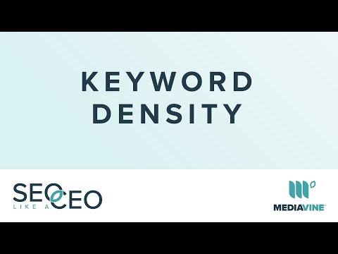 Keyword Density Seo Like A Ceo