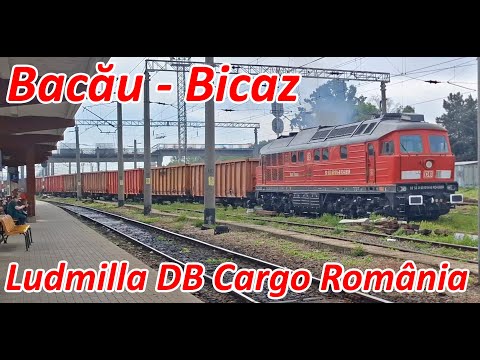[4K] DB Cargo Romania Ludmilla 65 1014-8 plecand din Bacau spre Bicaz [May, 2025]