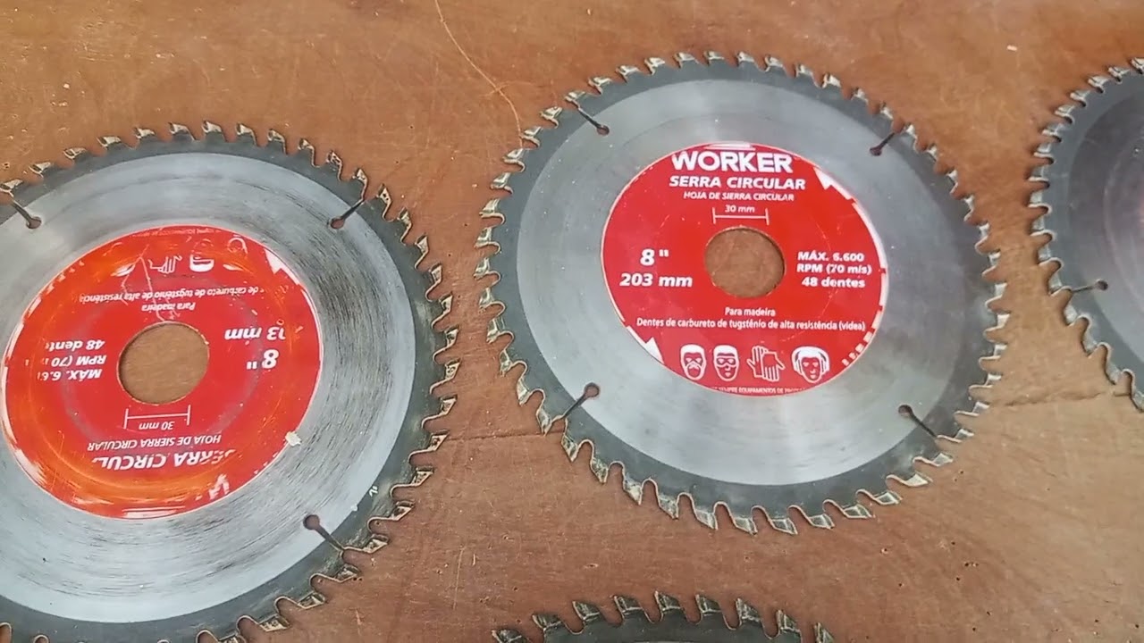 Discos de serra, cortes de qualidade com pouco dinheiro, como continuar!