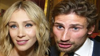 Sarah Gadon & Edward Holcroft Interview Alias Grace Premiere video
