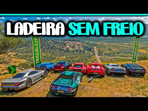 LADEIRA sem FREIO - SÓ vale os APELÃO RETRO - Forza Horizon 5 Online