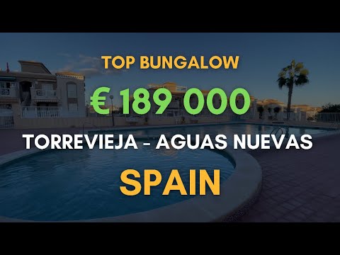 Reserved  🔴 Bungalow in Altos de la Bahía, AGUAS NUEVAS, Torrevieja, Spain for sale