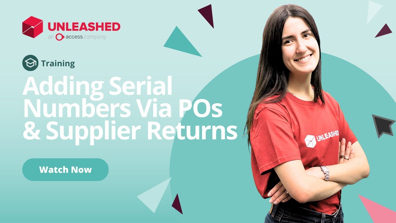 Serial Purchase Order & Supplier Return YouTube thumbnail image