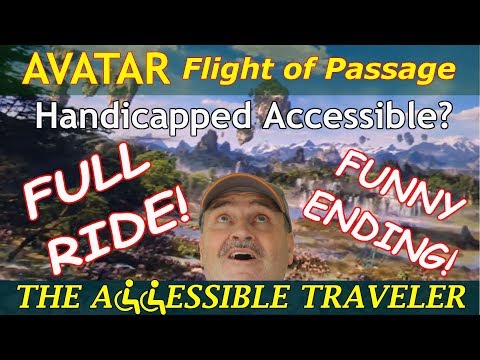 AVATAR FLIGHT OF PASSAGE | HANDICAPPED ACCESSIBLE | WALT DISNEY WORLD | THE ACCESSIBLE TRAVELER