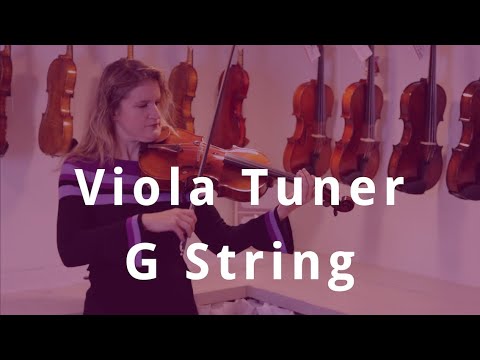 Viola Tuning: G String Sound