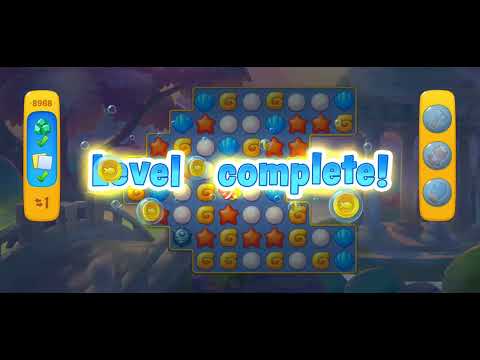 Fishdom/Gameplay/Levels(8968) прохождение без бустеров