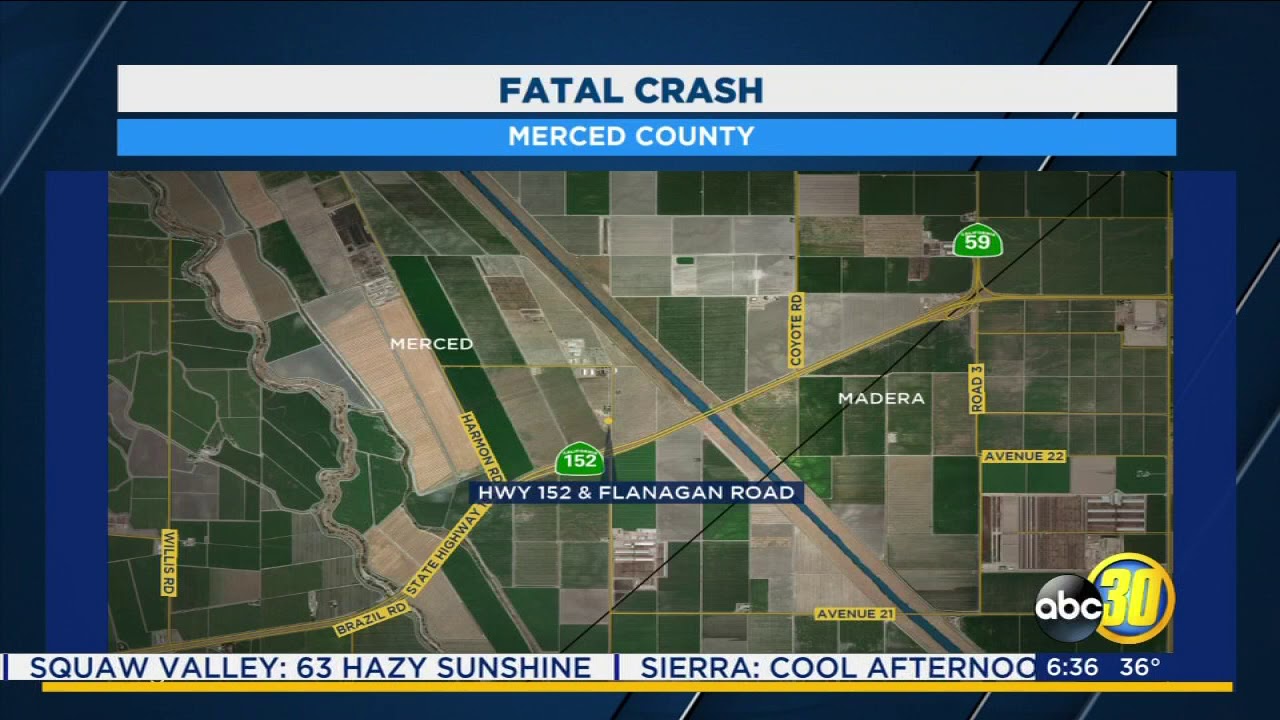 1 person dead after crash in Merced County