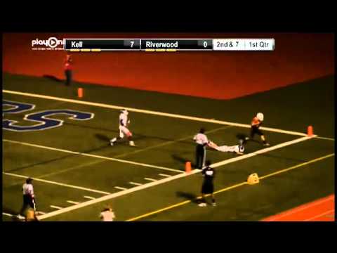 B.K. Hundley of Kell High 21yd TD to Taylor Henckle