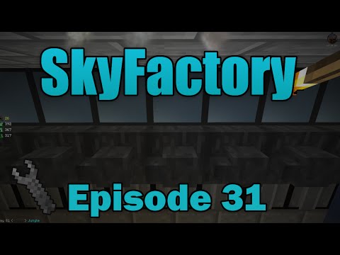 Minecraft- SkyFactory [31] Gravel Machine!