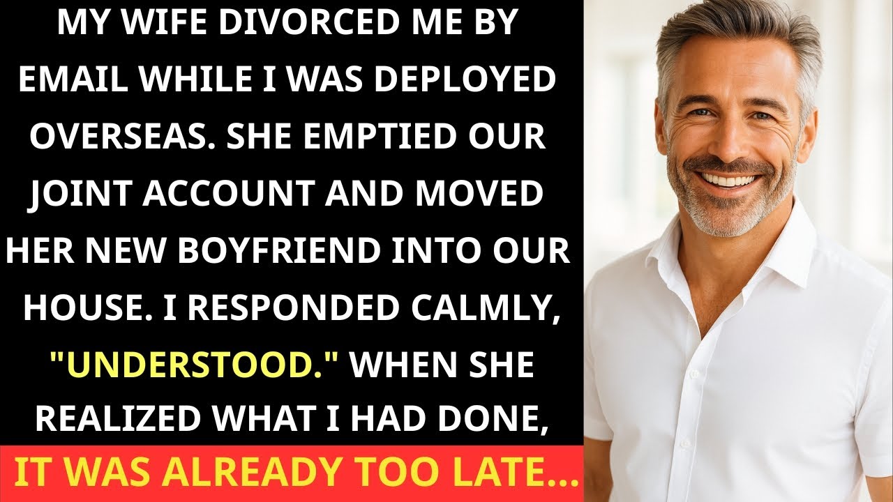 My Wife Divorced Me By Email While I Was Deployed Overseas & Emptied Our Joint Account; But I