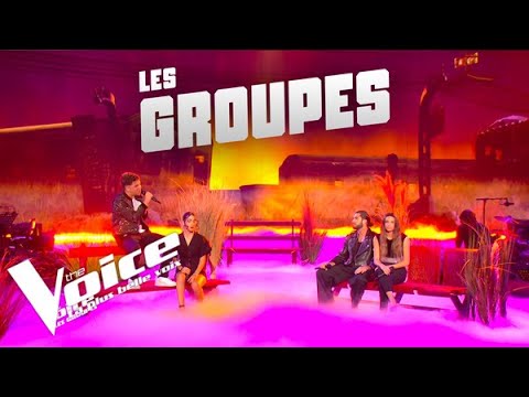 Johnny Hallyday - J'oublierai ton nom - FG Lucas, Eÿs, Manon et César | The Voice 2025 | Les...