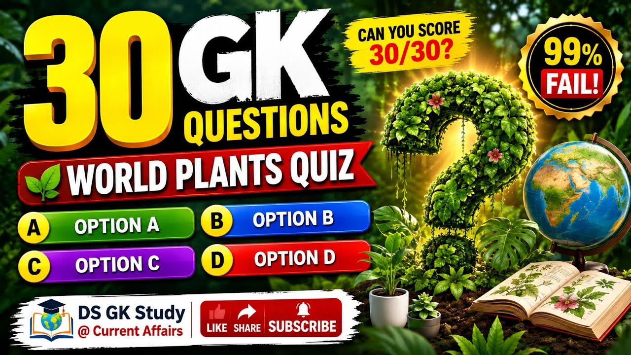 🌍 30 World Plants GK Quiz | Only 1% Can Score 30/30!🧠 🤯#shorts#explore#trendingvideo 