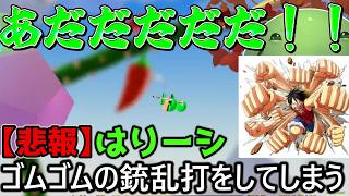 【危険な状態】はりーシ、ゴムゴムの銃乱打をしてしまう【結婚】