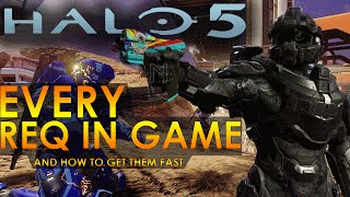 EVERY REQ IN THE GAME! SR 142! (HOW TO GET LEGENDARIES REQS FAST!) Halo 5: Guardians