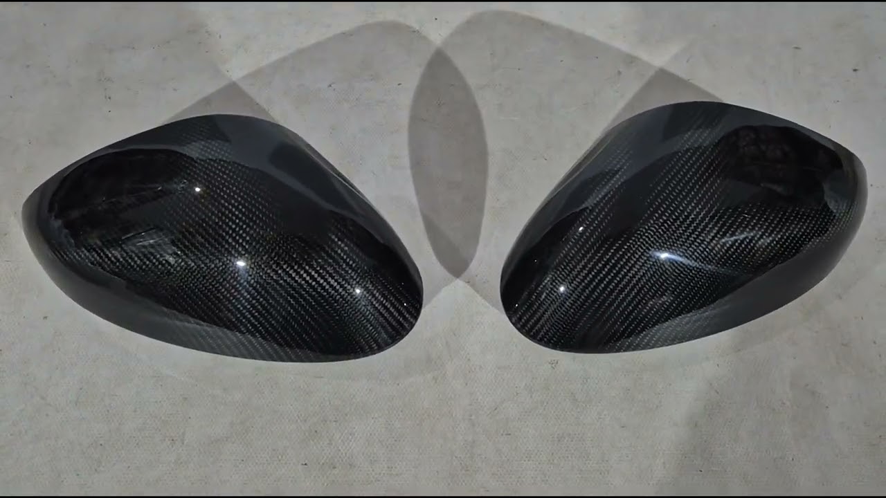 Alfa Romeo Giulia 2016-2022 Mirror Covers (Dry Carbon) Video 1