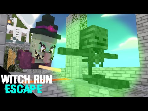 JopzMC - Witch  Run Escape - Funny Minecraft Animation