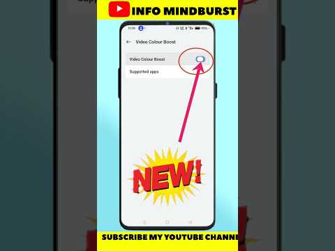 How to enable video colour boost in realme p1 pro | colour boost on realme p1 | #shorts #trending
