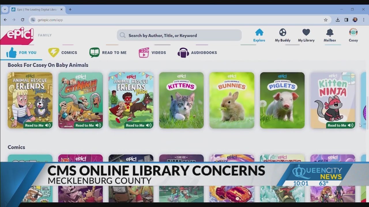 Families protest CMS removal of e-book access