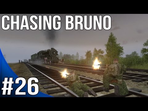 Men of War Red Tide Walkthrough - Mansteins Guns - Chasing Bruno