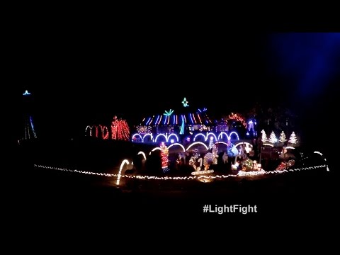 Winning Van Gent Family Light Show - The Great Christmas Light Fight