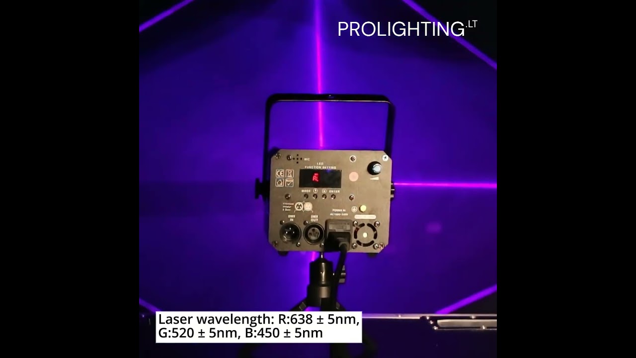 L15 RGB 1,5w Animacinis Lazeris