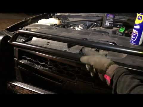 Hunter Grill Guard install tips on 2006 Chevy Silverado 2500HD 3500 SKUGC-810-01 with light bar