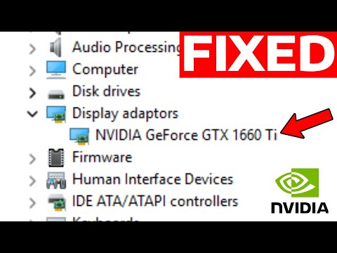 How To Fix NVIDIA Graphics Not Found in Device Manager on Windows