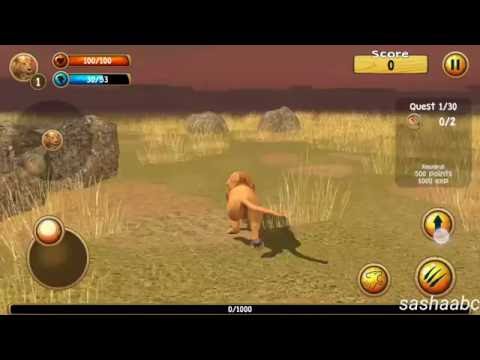 wild lion simulator обзор игры андроид game rewiew android